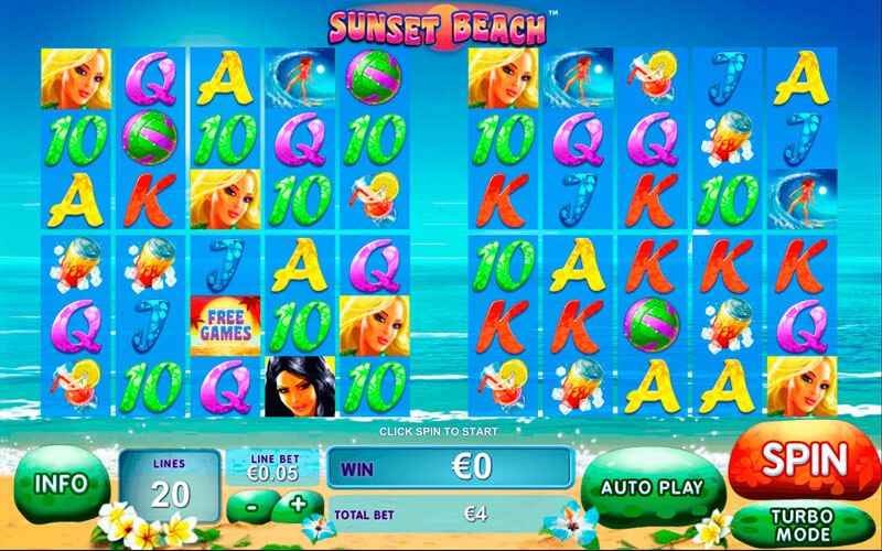 Sunset Beach Slot Machine