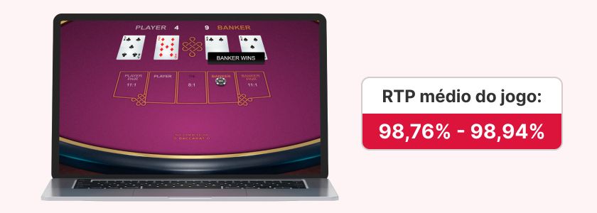 Try the best Casino games like Baccarat