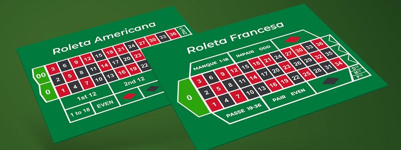 Differences between French roulette and American Roulette