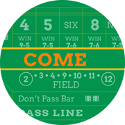 Come and don't come-online craps