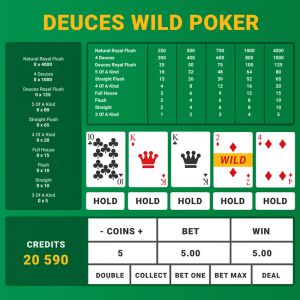 Main features of video Poker