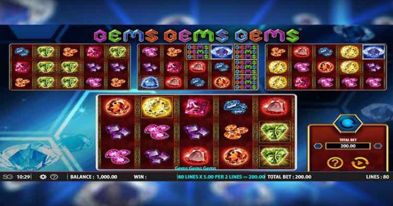 Play Gems Gems Gems, an online slot from WMS slot online for free | Casino New Zealand