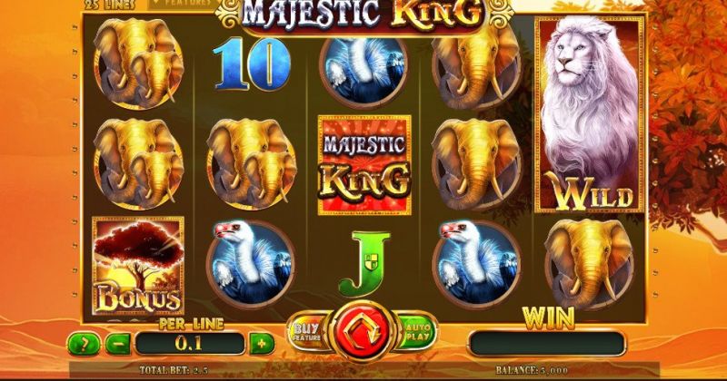Play Majestic King slot online by Spinomenal slot online for free | Casino New Zealand