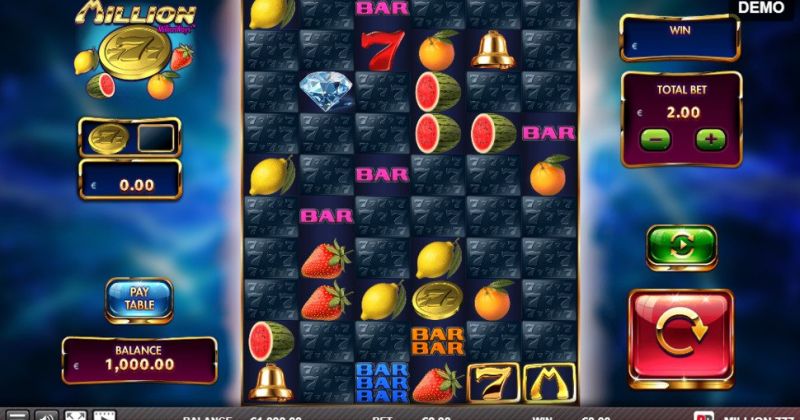 Play Million 777, an online slot from Red Rake slot online for free | Casino New Zealand