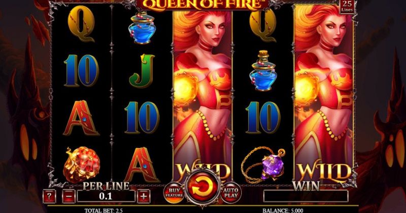 Play slot Queen Of Fire online by Spinomenal slot online for free | Casino New Zealand